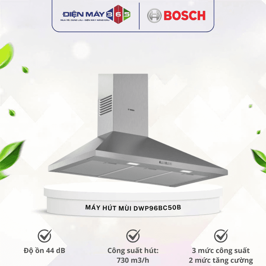Máy hút mùi Bosch DWP96BC50B 3 Máy hút mùi Bosch DWP96BC50B