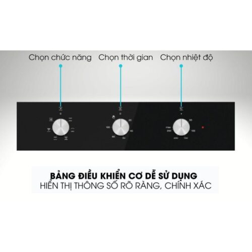 Lò nướng âm tủ Malloca MOV-726 MC 12 Bảng điều khiển lò nướng âm tủ Malloca MOV-726 MC