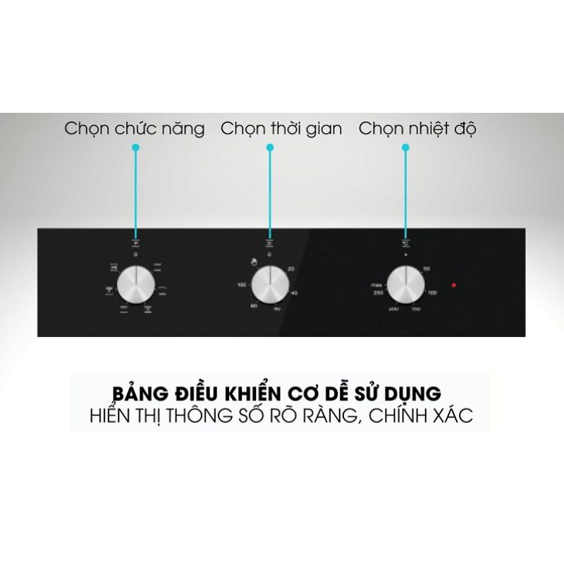 Lò nướng âm tủ Malloca MOV-726 MC 7 Bảng điều khiển lò nướng âm tủ Malloca MOV-726 MC