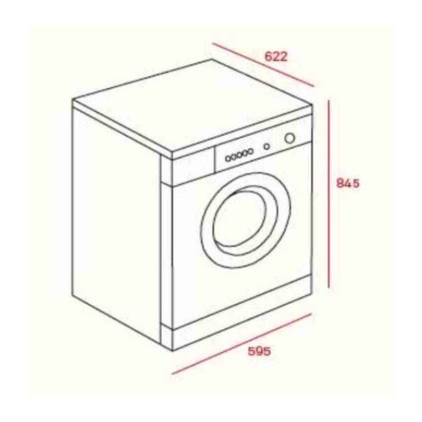 Máy sấy quần áo Bosch WTA74201SG 5 Kích thước của Máy sấy quần áo Bosch WTA74201SG