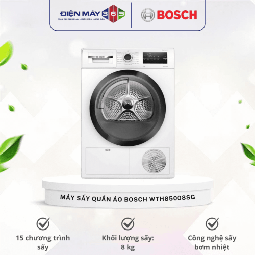 Máy sấy quần áo Bosch WTH85008SG