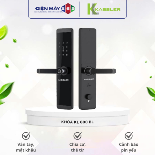 Khóa điện tử Kassler KL 600 BL/ Khóa vân tay