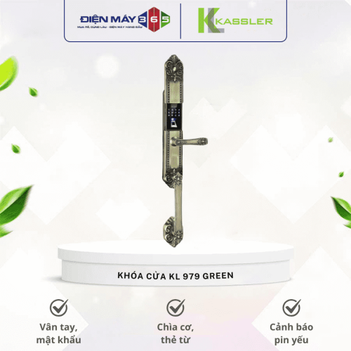 Khóa cửa điện tử Kassler KL 979 Green