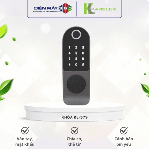 Khóa điện tử Kassler KL-579/ Khóa vân tay