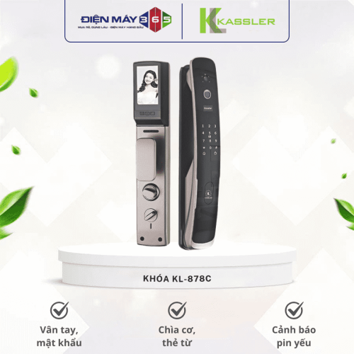 Khóa điện tử Kassler KL-878C/ Khóa vân tay