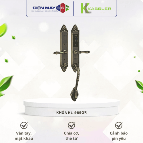 Khóa điện tử Kassler KL-969GR/ Khóa đại sảnh