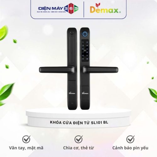 Khóa cửa điện tử chống nước Demax SL101 BL