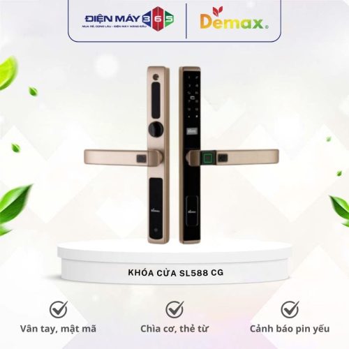 Khóa cửa điện tử chống nước Demax SL588 CG