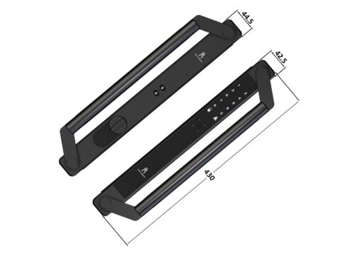 Khóa cửa đại sảnh biệt thự nhận diện khuôn mặt Demax SL908 GS Lux App Wifi 6 sl908 gs lux app wifi 1
