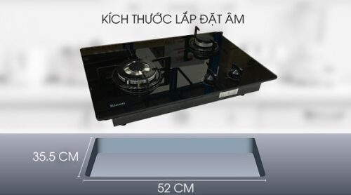 Bếp Gas Âm RINNAI RVB-6SDQ(B) 7 bep gas rinnai RVB 6SDQB 1