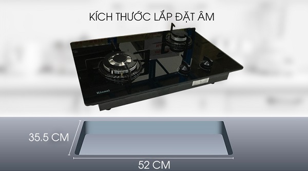 Bếp Gas Âm RINNAI RVB-6SDQ(B) 4 Bếp Gas Âm RINNAI RVB-6SDQ(B) - Ảnh 2