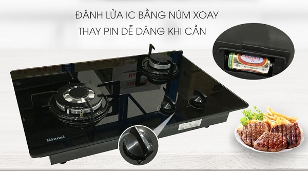 Bếp Gas Âm RINNAI RVB-6SDQ(B) 6 Bếp Gas Âm RINNAI RVB-6SDQ(B) - Ảnh 4