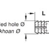 Tắc kê thân ốc liên kết Häfele 039.33.266 2 039 33 266 1