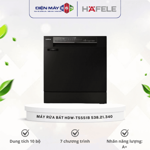 Máy rửa bát Hafele HDW-T5551B 538.21.340