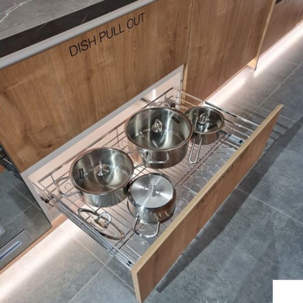 Bộ rổ xoong nồi Cappella 700mm Hafele 549.08.031 3 Bộ Rổ Xoong Nồi Cappella 700mm Hafele 549.08.031