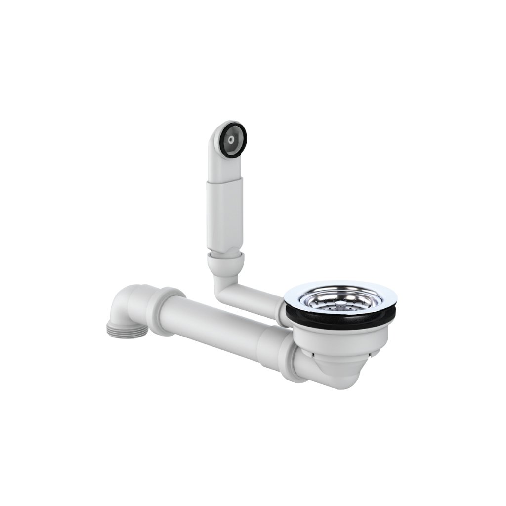 Bộ xả chậu rửa chén 1 hộc Hafele 570.35.914 3 Bộ Xả Chậu Rửa Chén 1 Hộc Hafele 570.35.914