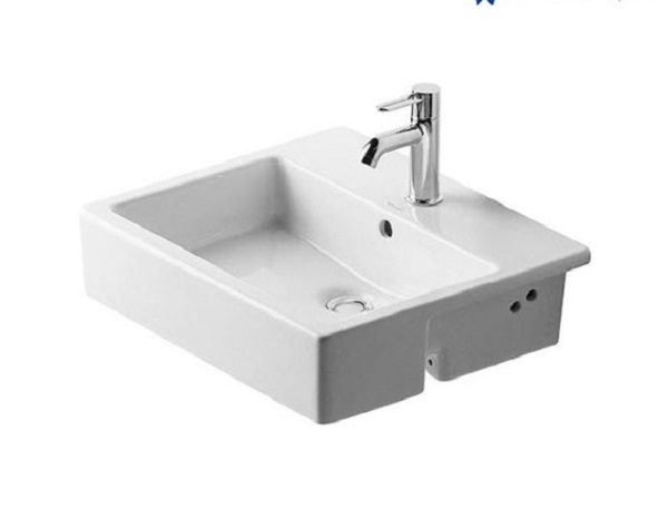 Chậu Rửa Lavabo Bán Âm Vero Duravit 588.45.026 3 Chậu Rửa Lavabo Bán Âm Vero Duravit 588.45.026