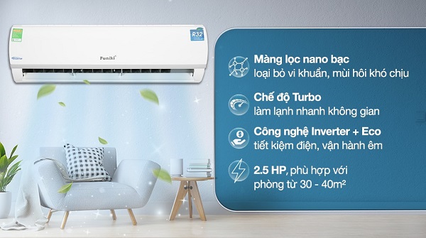 Điều Hòa 1 chiều Funiki HIC24TMU 12 Điều Hòa 1 chiều Funiki HIC24TMU - Ảnh 10