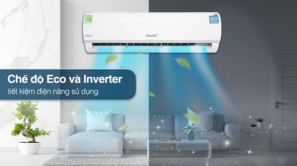 Điều Hòa 1 chiều Funiki HIC24TMU 8 công nghệ tiết kiệm điện của Điều Hòa 1 chiều Funiki HIC24TMU