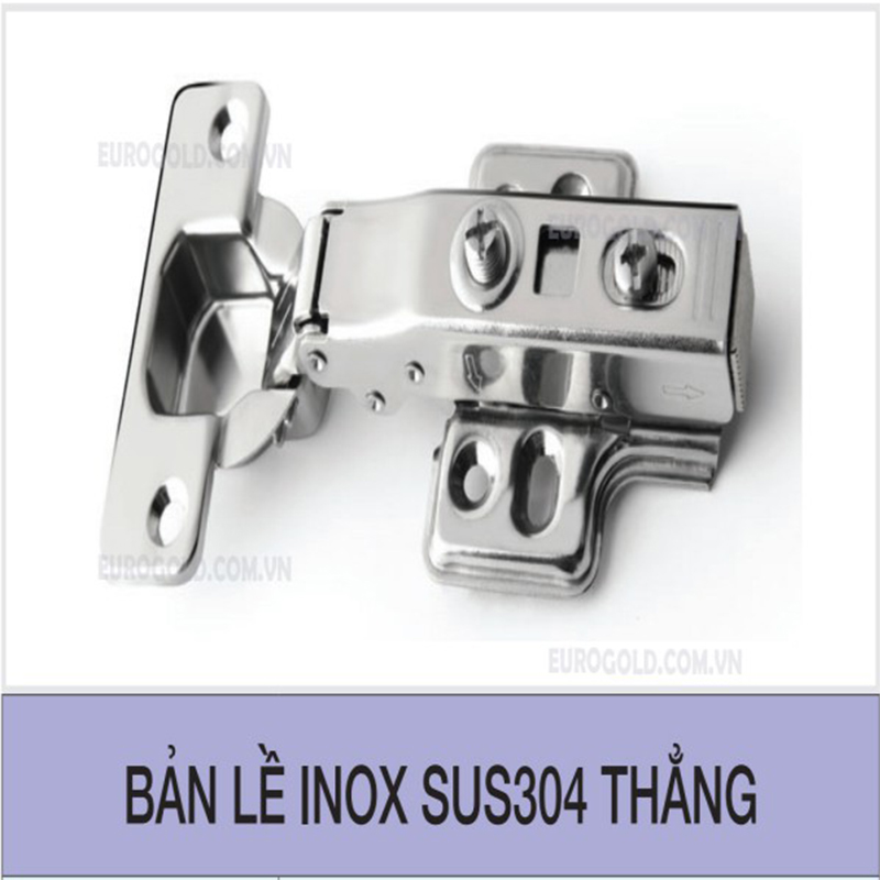 Bản lề inox SUS304 thẳng Eurogold EWP101 3 Bản lề inox SUS304 thẳng Eurogold WP01
