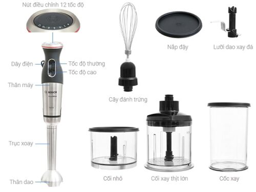 Máy xay cầm tay Bosch MSM87180 11 Máy xay cầm tay Bosch MSM87180