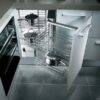 Bộ rổ góc gắn cánh trước, mở phải Clearance Hafele 548.21.002 2 phu kien tu bep 548 21 002