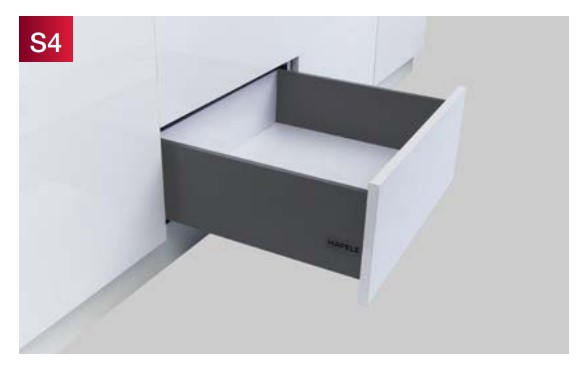 Ray hộp Alto-S chiều cao 170mm Hafele 552.36.355 3 Ray hộp Alto-S chiều cao 170mm Hafele 552.36.355