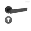 Tay nắm gạt có nắp che TV Hafele 905.99.543 1 Tay nắm gạt có nắp che TV Hafele 905.99.543