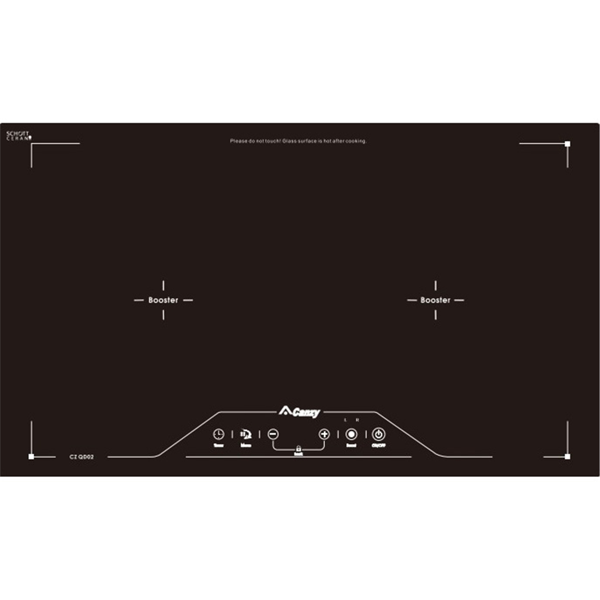 Bếp từ Canzy CZ QD02 3 Bếp từ Canzy CZ QD02