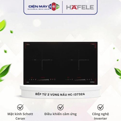 Bếp từ đôi Hafele HC-I3732A 536.61.736