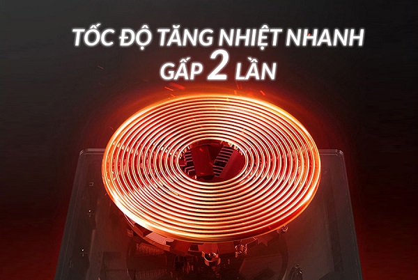 Bếp từ kết hợp hồng ngoại Eurosun EU-TE799Pro 10 Chế độ gia nhiệt của bếp từ kết hợp hồng ngoại Eurosun EU-TE799Pro