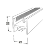 Phụ kiện cửa trượt đi Hafele 403.75.304 2 Phụ kiện cửa trượt đi Hafele 403.75.304