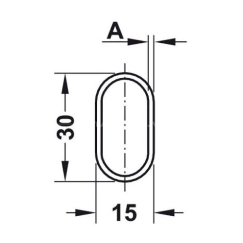 Giá treo quần áo Oval Hafele 801.21.835 5 Giá Treo Quần Áo Oval Hafele 801.21.835