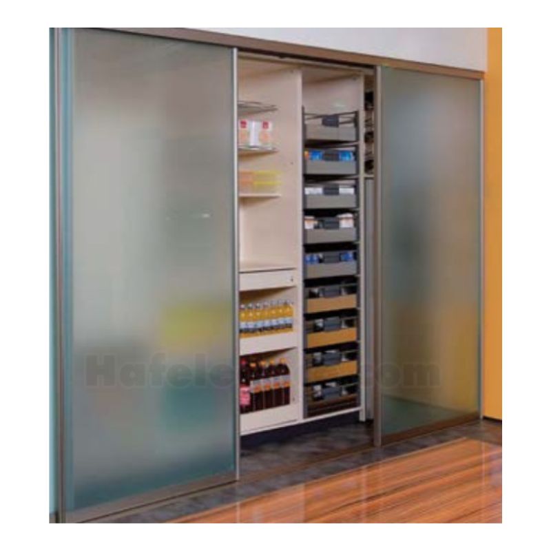 Ray đôi dẫn hướng trên màu đen dài 6000mm Hafele 403.75.390 3 Ray đôi dẫn hướng trên màu đen dài 6000mm Hafele 403.75.390