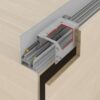 Ray trượt đôi trên 2500mm Hafele 406.78.922 1 Ray trượt đôi trên 2500mm Hafele 406.78.922