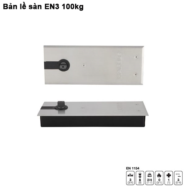 Bản lề sàn EN4 120Kg Hafele 932.79.040 3 Bản lề sàn EN4 120Kg Hafele 932.79.040