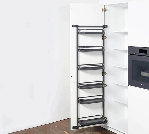 Bộ kệ Tandem đựng thực phẩm Hafele 545.02.430 KT 450/1700 4 Bộ kệ Tandem đựng thực phẩm Hafele 545.02.430 KT 450/1700