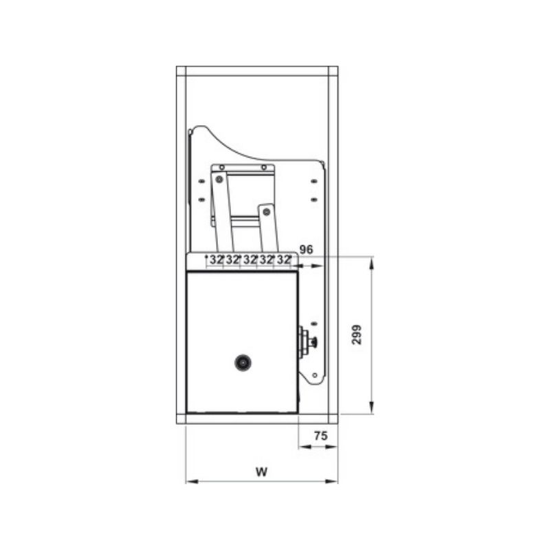 Bộ rổ bát đĩa di động Hafele Lento 504.76.407 800mm 5 Bộ rổ bát đĩa di động Hafele Lento 504.76.407 800mm