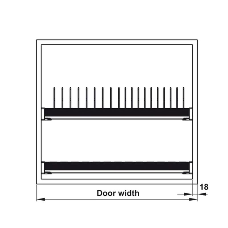Bộ rổ bát đĩa Hafele Presto 544.40.014 900mm 4 Bộ rổ bát đĩa Hafele Presto 544.40.014 900mm