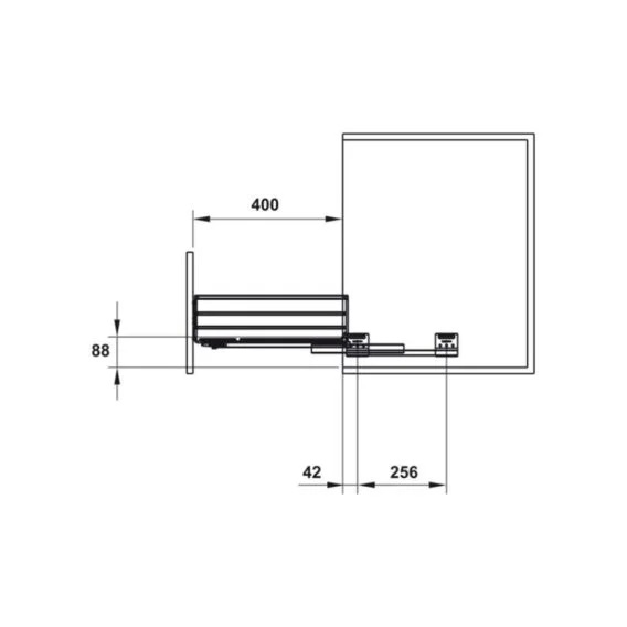 Bộ rổ bát đĩa Cucina Cappella 549.08.144 600mm Inox 304 4 Kích thước của Bộ rổ bát đĩa Cucina Cappella 549.08.144 600mm Inox 304