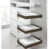 Kệ để đồ 3 tầng ray giảm chấn giỏ mây Eurogold EUA5190 2 Kệ để đồ 3 tầng ray giảm chấn giỏ mây Eurogold EUA5190