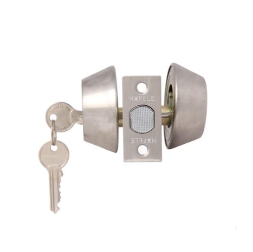 Khóa cóc 2 đầu chìa loại nhỏ Hafele 911.64.229 5 Khóa cóc 2 đầu chìa loại nhỏ Hafele 911.64.229