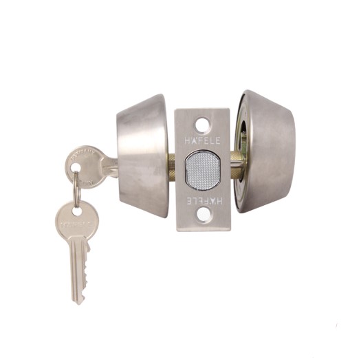 Khóa cóc 2 đầu chìa loại nhỏ Hafele 911.64.229 4 Khóa cóc 2 đầu chìa loại nhỏ Hafele 911.64.229