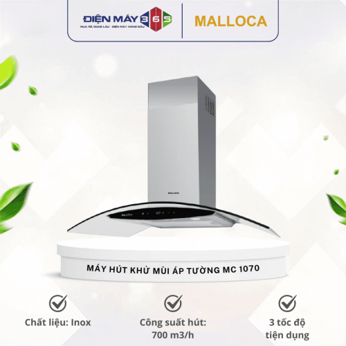 Máy hút khử mùi áp tường MALLOCA MC 1070