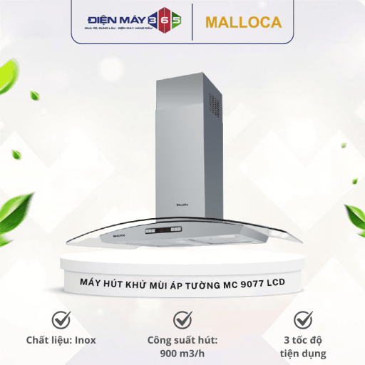 Máy hút khử mùi áp tường MALLOCA MC 9077 LCD 4 may hut khu mui ap tuong malloca mc 9077 lcd optimized