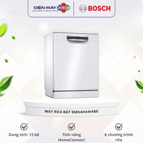 Máy rửa bát độc lập Bosch SMS4HAW48E