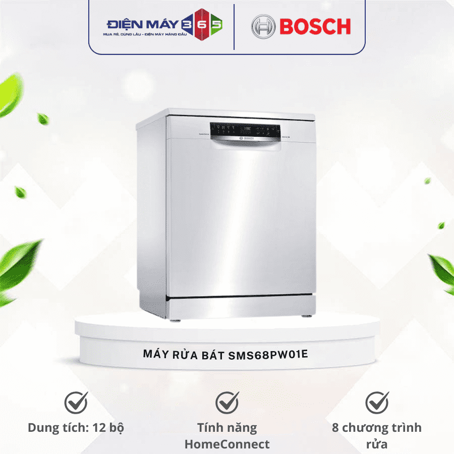 Máy rửa bát độc lập Bosch SMS68PW01E 3 Máy rửa bát độc lập Bosch SMS68PW01E