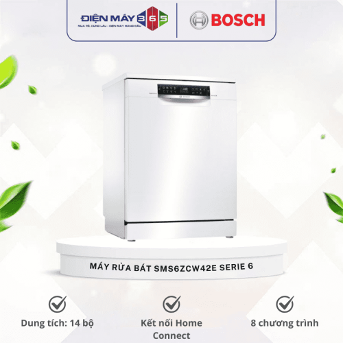 Máy rửa bát độc lập Bosch SMS6ZCW42E Serie 6