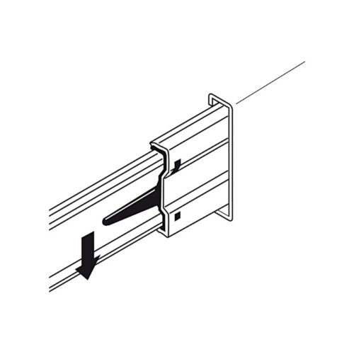 Ray bi giảm chấn 300mm Hafele 494.02.061 9 Ray bi giảm chấn 300mm Hafele 494.02.061