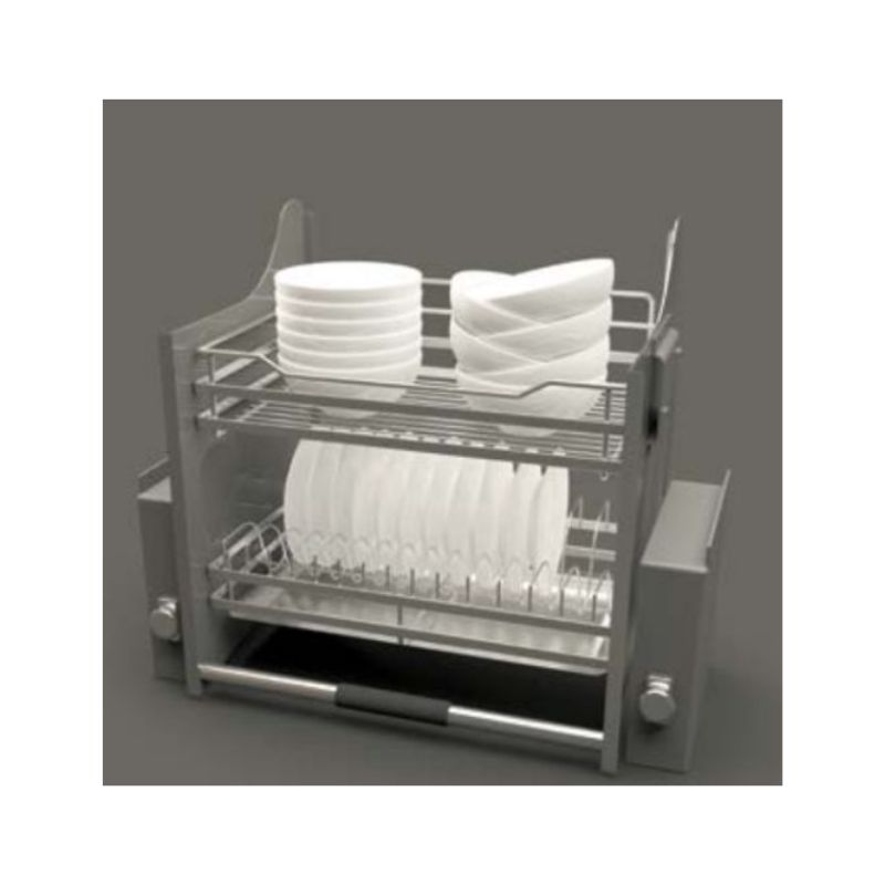 Rổ bát đĩa di động Cucina Lento 504.76.138 900mm Inox 304/ Xám 5 Rổ bát đĩa di động Cucina Lento 504.76.138 900mm Inox 304/ Xám